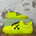 Off-White Black Arrow Neon Green Vulc Sneaker Sz 10 (43)
