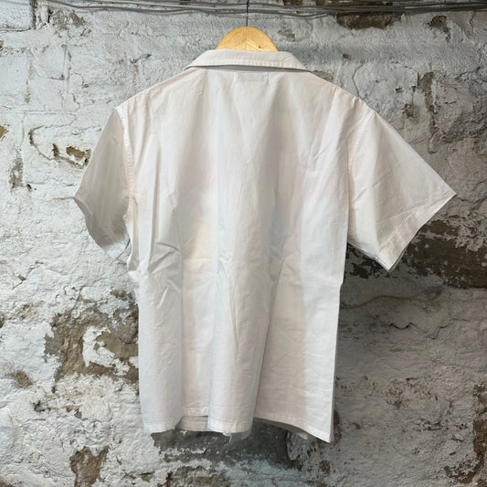Vale Pyramid Button Up Shirt White Sz M