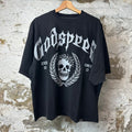 Godspeed Wreath Skull Black T-Shirt Sz M DS