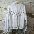 Rhude Piping Raglan Track Jacket White Sz S DS