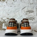 Burberry Ramsey Black White Brown Sneaker Sz 7 (40)