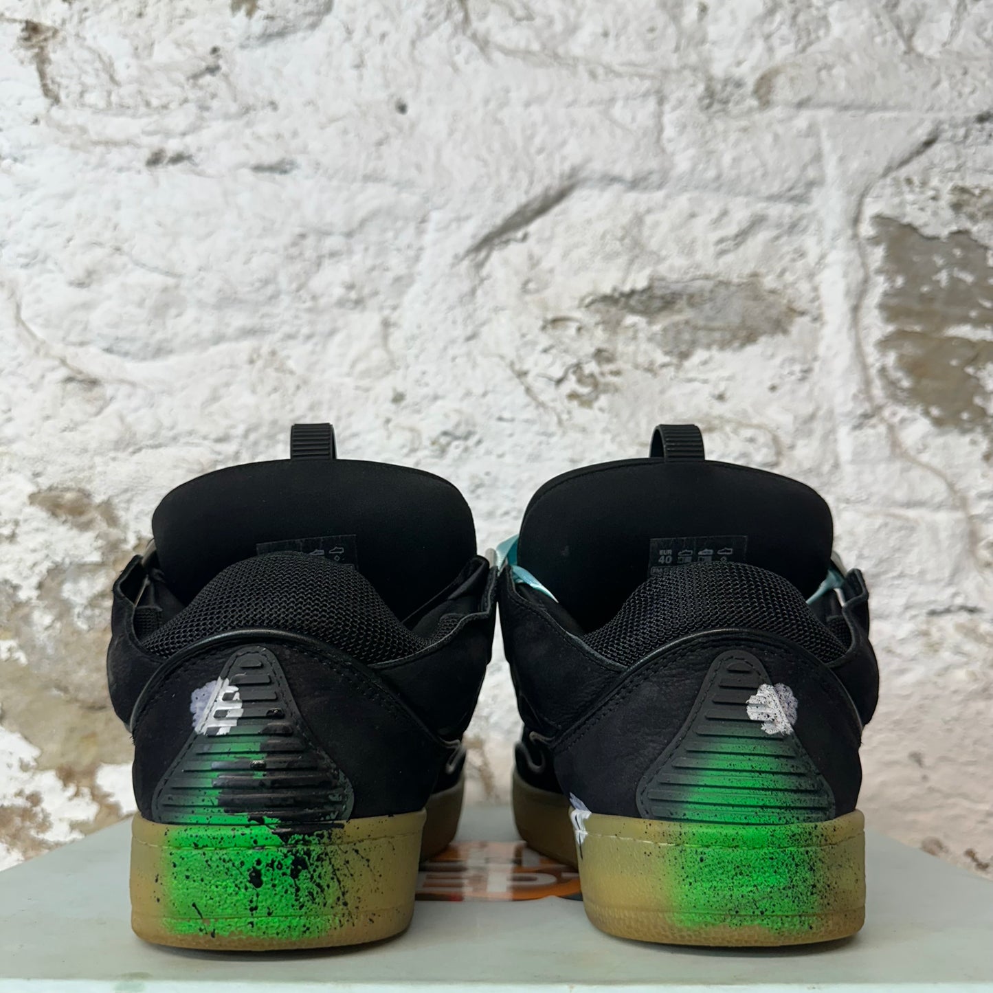 Lanvin Curb Gallery Dept Paint Splatter Sneaker Sz 7 (40)