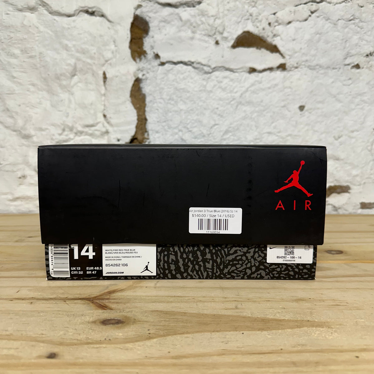 Air Jordan 3 True Blue (2016) Sz 14