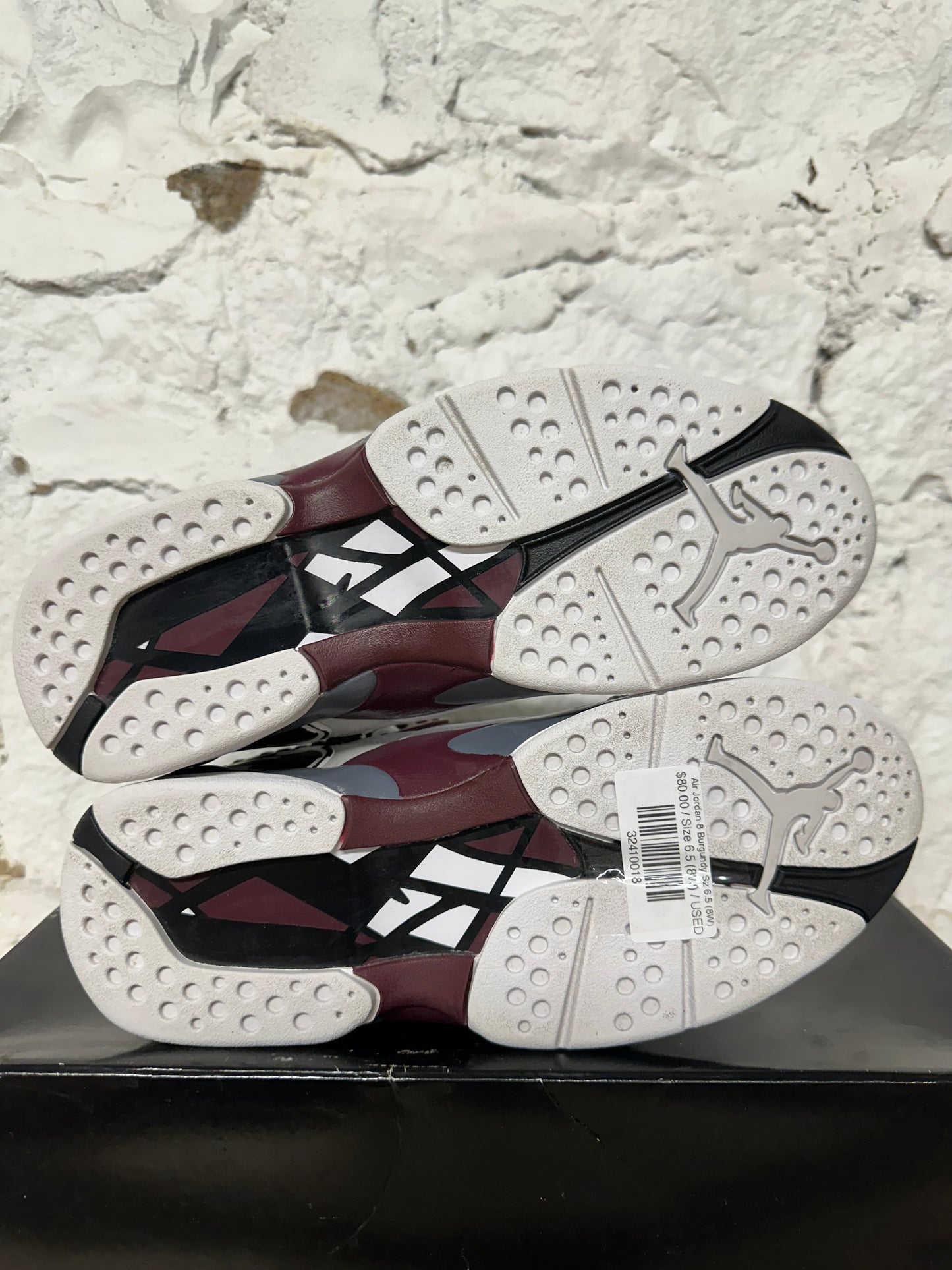 Air Jordan 8 Burgundy Sz 6.5 (8W)