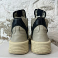 Rick Owens High TurboWPN Grey Milk Sneaker Sz 8.5