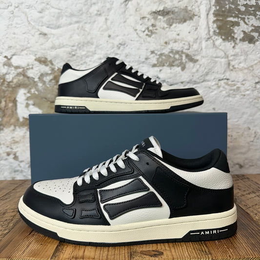 Amiri Black Skeleton White Black Sneaker Sz 10 (43)