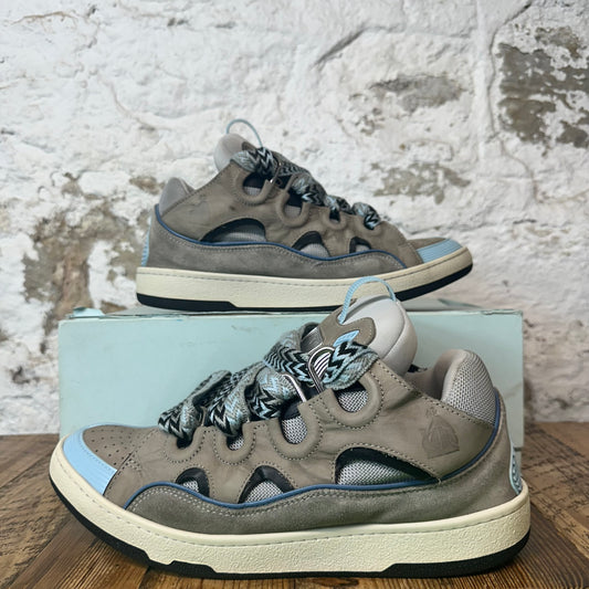 Lanvin Curb Blue Black Grey Sneaker Sz 12 (45)