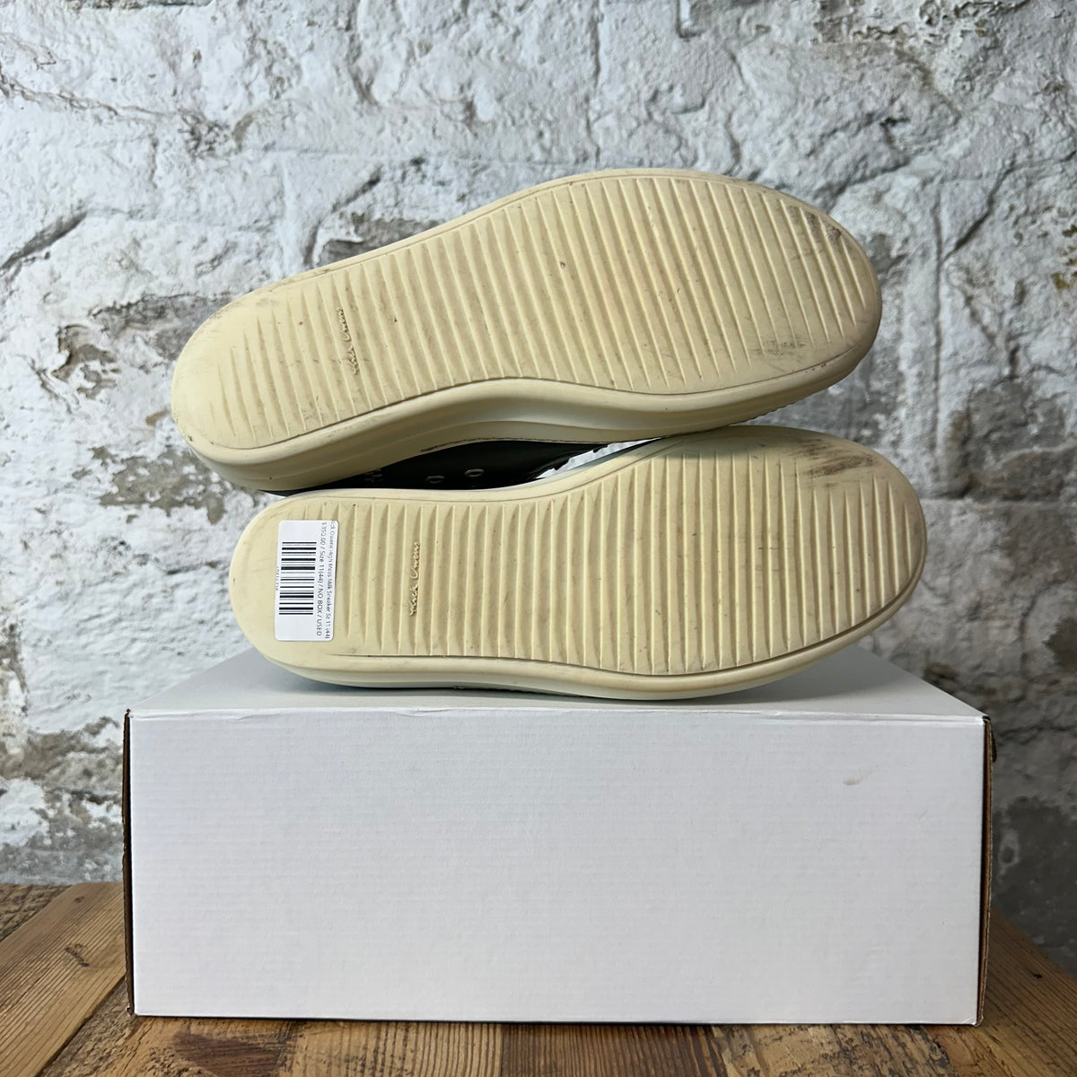 Rick Owens High Moss Milk Sneaker Sz 11 (44)