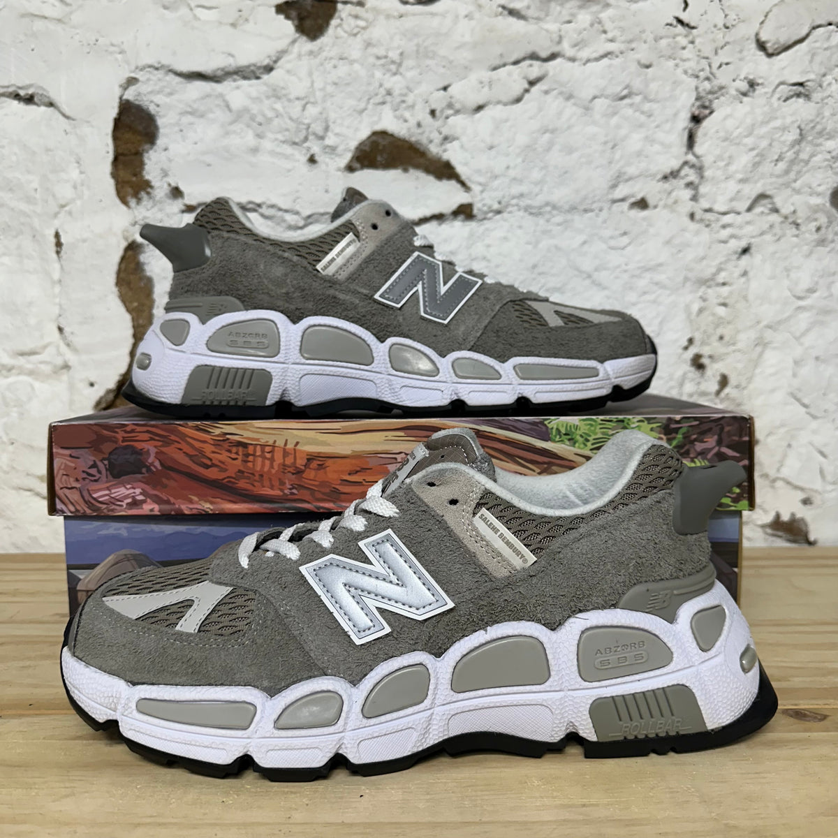 New Balance 574 YURT Salehe Bembury Shark Skin Sz 11