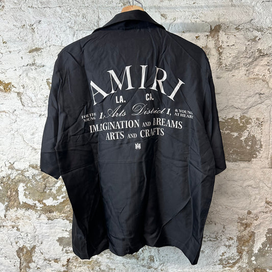 Amiri Imagination Button Up Shirt Black Sz M