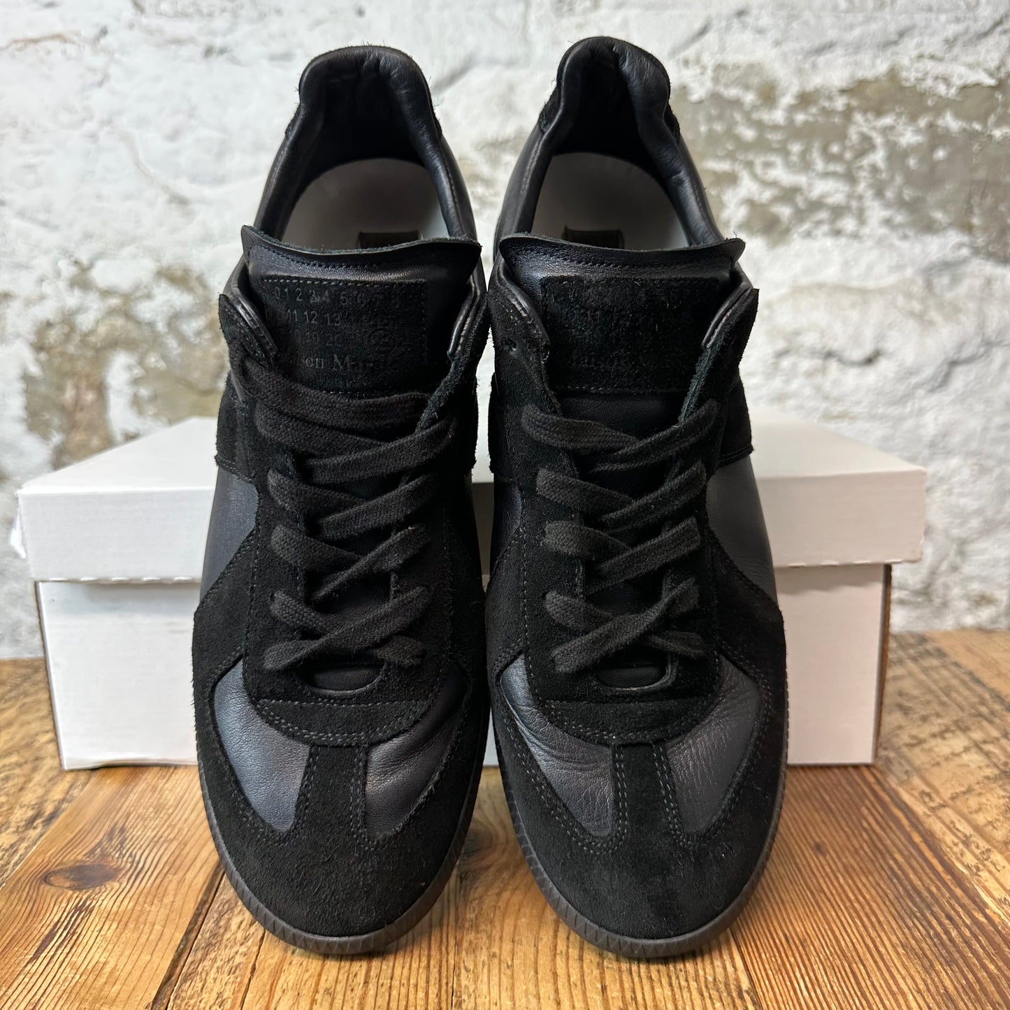 Maison Margiela Replica Triple Black Sneaker Sz 10 (43)