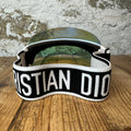 Christian Dior Blue Mirrored Sun Visor