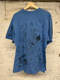 Supreme Star People T-shirt Blue Sz L