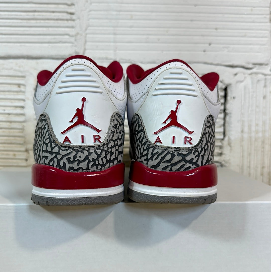 Air Jordan 3 Cardinal Sz 7Y
