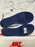 Air Jordan 1 Low Metallic Blue Sz 14 DS