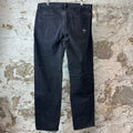 Supreme Star Logo Regular Washed Black Jeans Sz 32