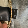 Amiri MX1 Red Suede Blue Denim Jeans Sz 32