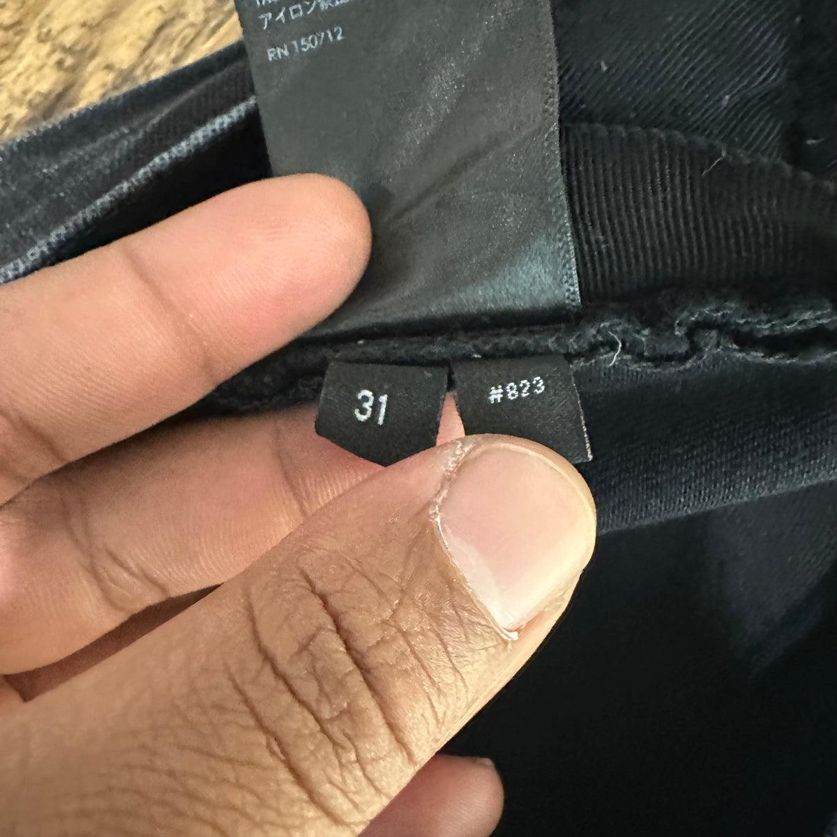 Amiri MX1 Cracked Pink Black Denim Jeans Sz 31