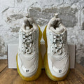 Balenciaga Triple S White Yellow Clear Sole Sneaker Sz 5 (37)