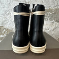 Rick Owens High Black Milk Sneaker Sz 10 (43) DS