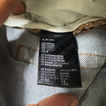 Amiri MX1 Black Leather Washed Blue Denim Jeans Sz 31