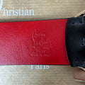 Christian Louboutin Black Ricky Belt Sz (85/34) W/ Box