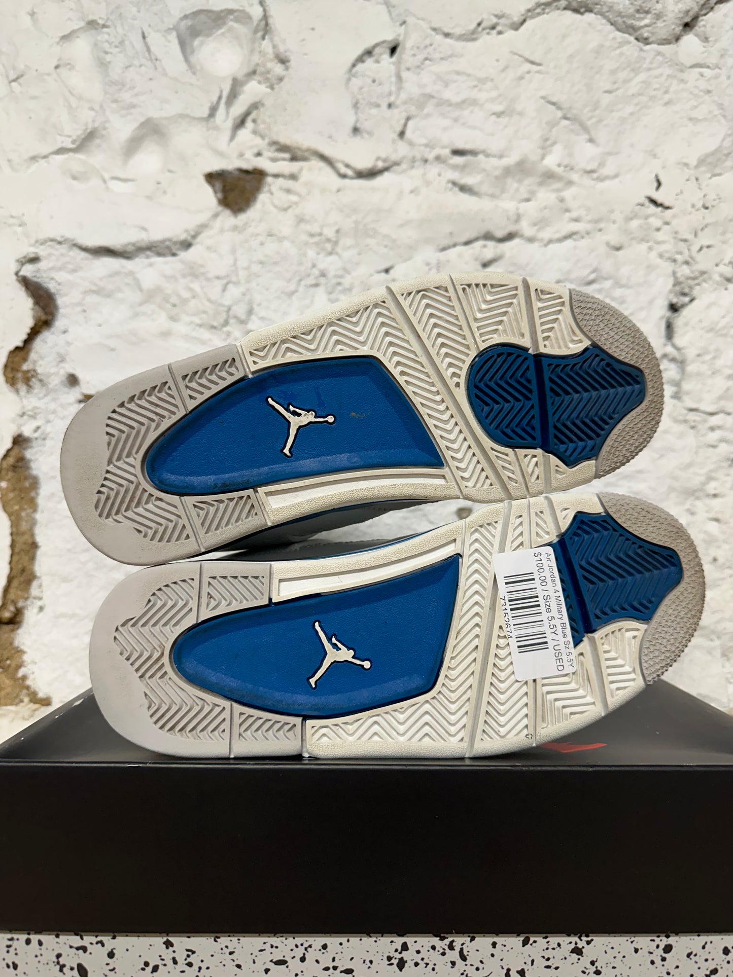 Air Jordan 4 Military Blue Sz 5.5Y