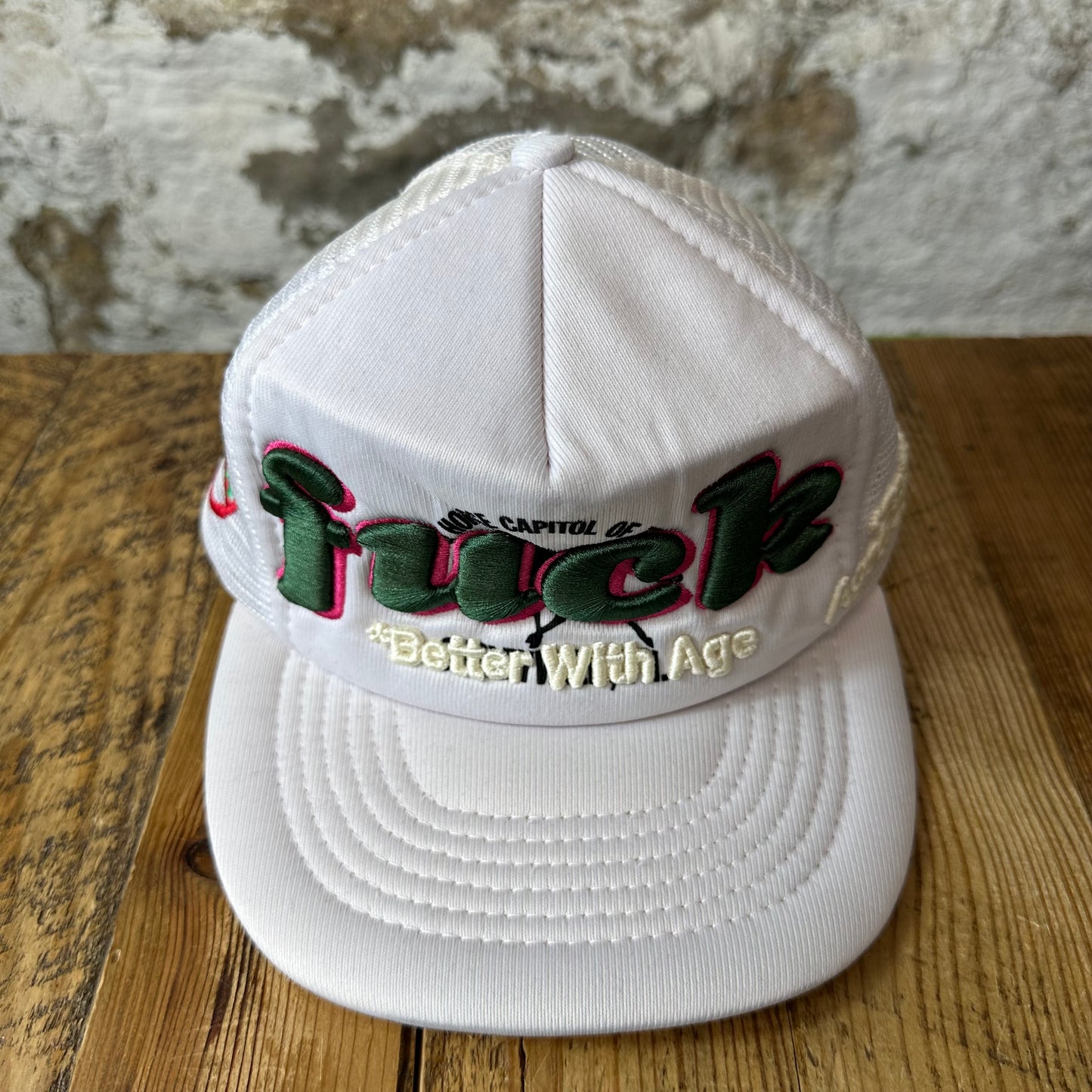 Better With Age F*** White Trucker Hat