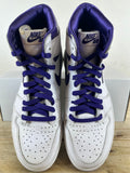 Air Jordan 1 High Court Purple Sz 9(10.5W)