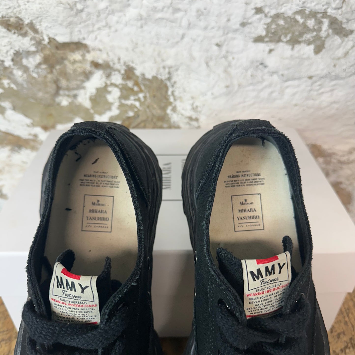 Maison Mihara Peterson 23 Triple Black Sneaker Sz 11 (44)