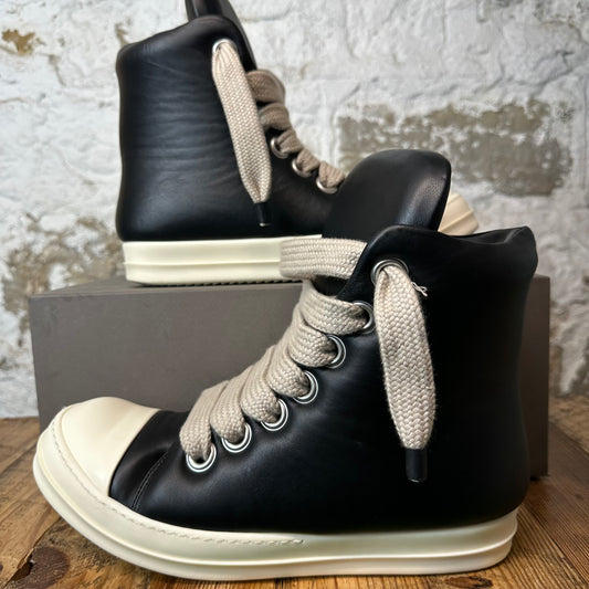 Rick Owens Jumbo Lace Padded Black Milk Sneaker Sz 12 (45)