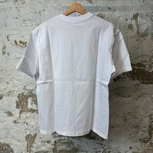 Saint Vanity Light Brown Griffin White T-shirt