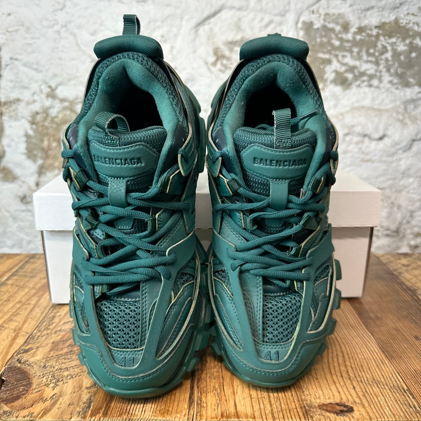 Balenciaga Track Runner Dark Green Sneaker Sz 8 (41)