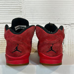 Air Jordan 5 Red Suede Sz 5.5Y