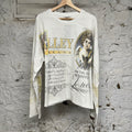 Vale Romace Lives White Thermal Long Sleeve Sz L