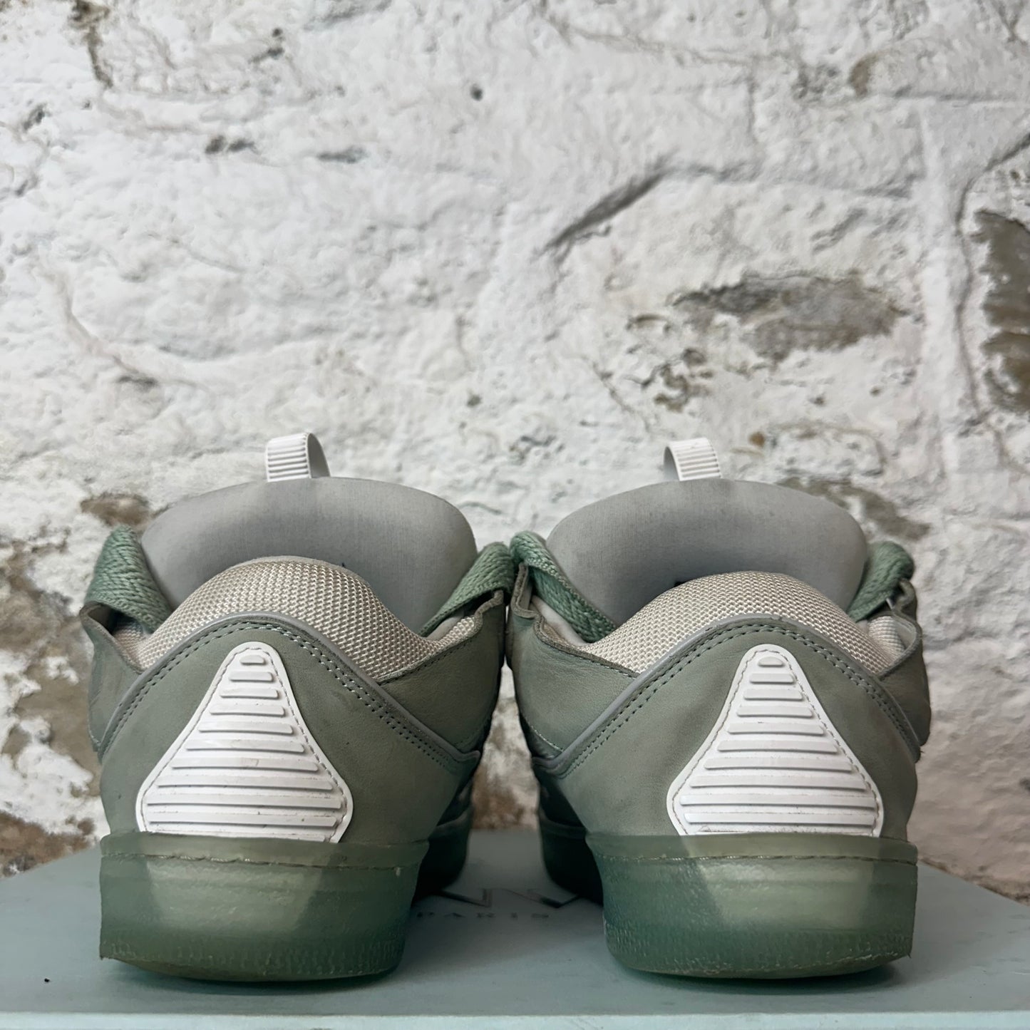 Lanvin Curb Cool Green Sneaker Sz 7 (40)