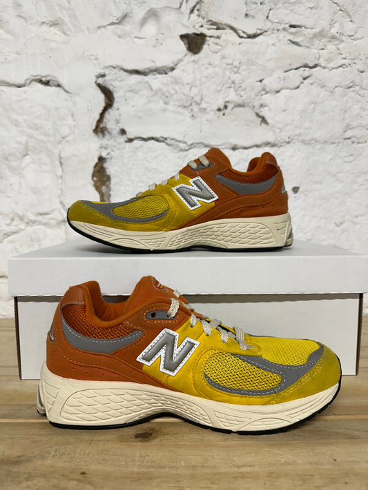 New Balance 2002R Yellow Orange Sz 5