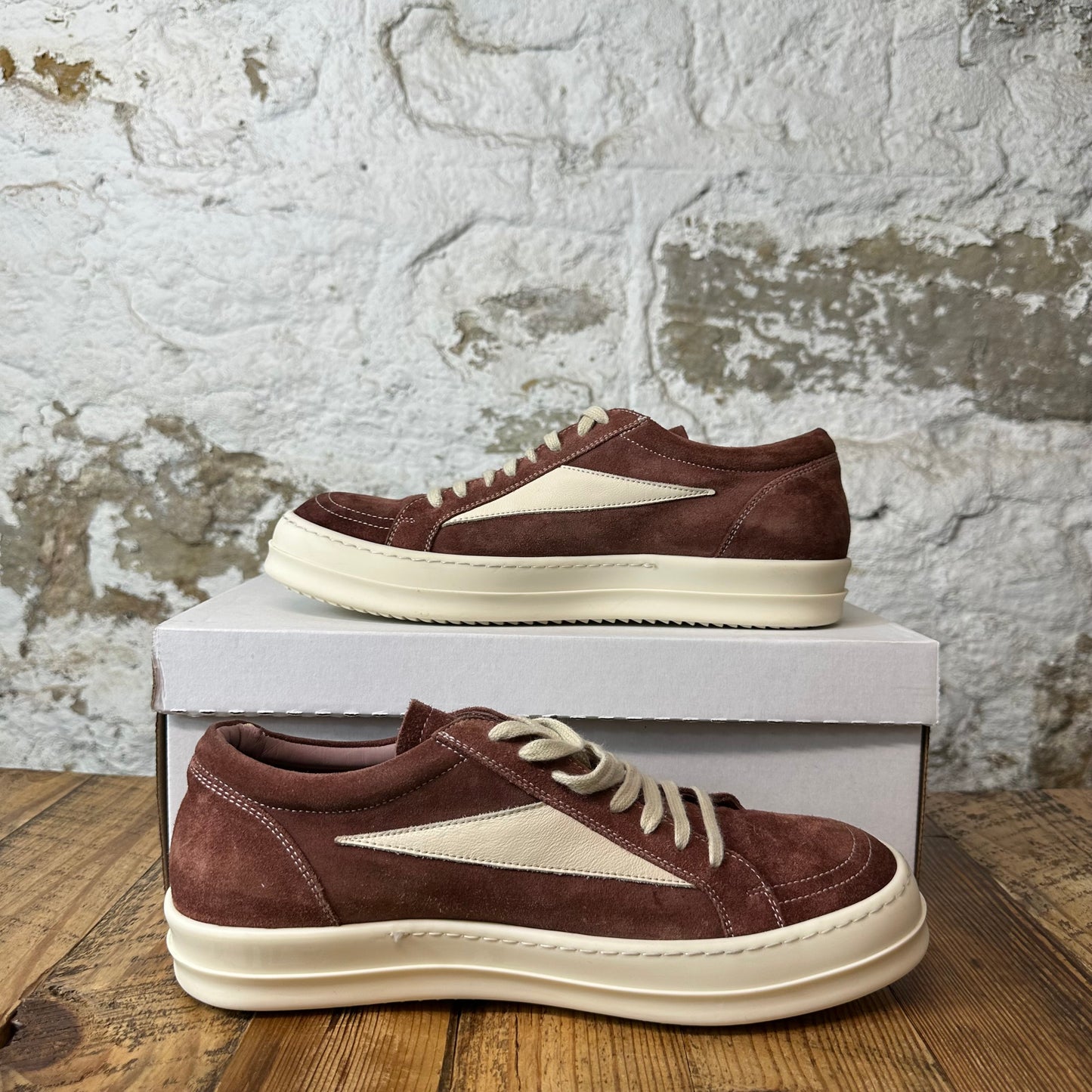 Rick Owens Vintage Rosewood Milk Sneaker Sz 10 (43)