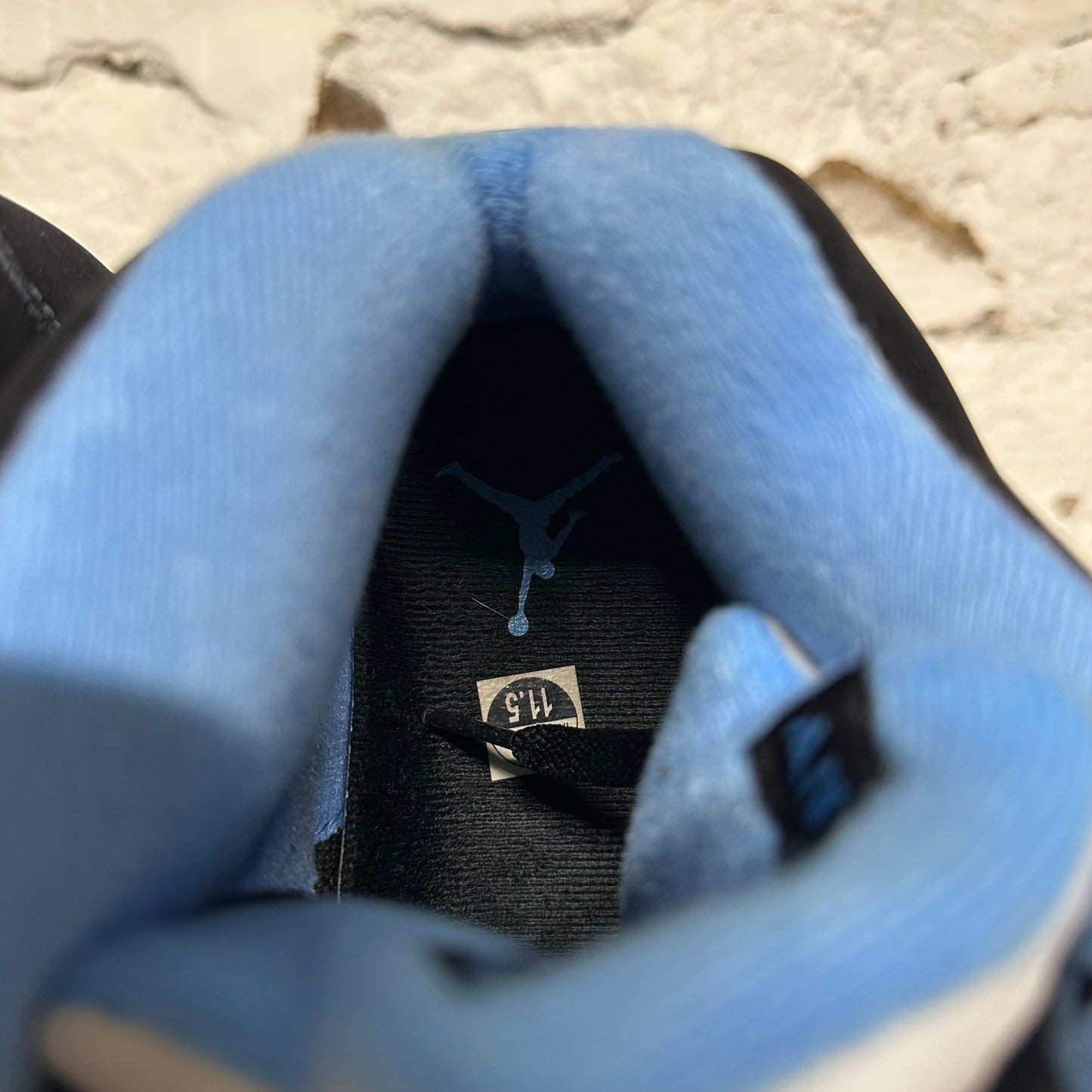 Air Jordan 5 Black University Blue Sz 11.5