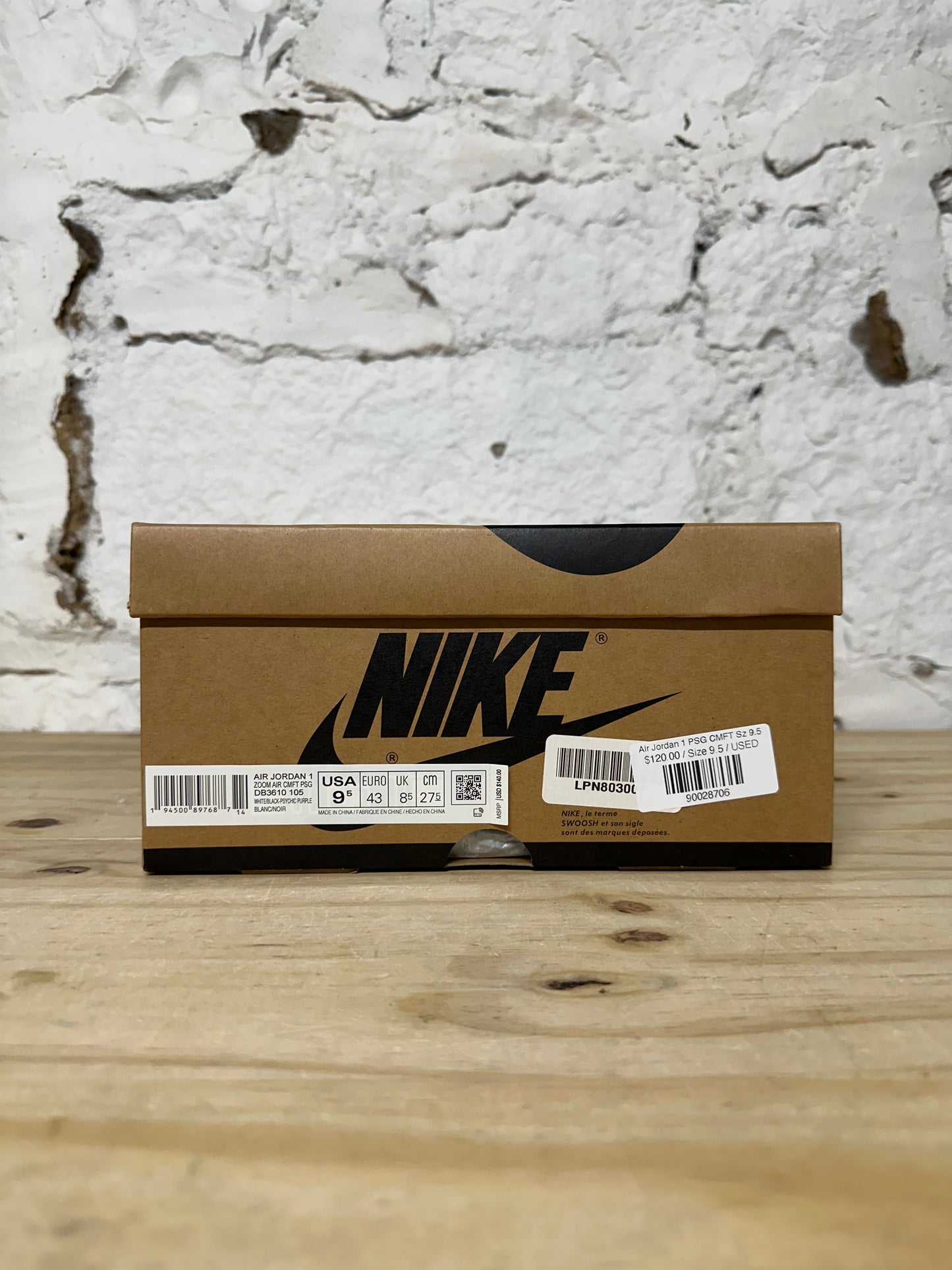 Air Jordan 1 PSG CMFT Sz 9.5