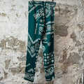 Palm Angels Green Paisley Track Pants Sz S