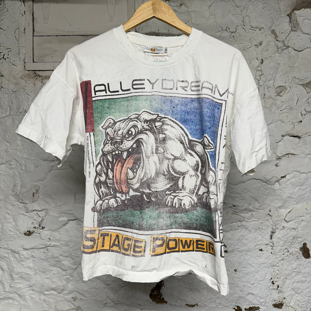 Vale Big Stage White T-Shirt Sz S