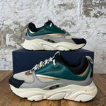 Dior B22 Green Gold White Sneaker Sz 10 (43)