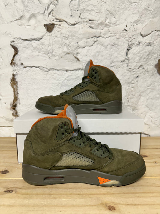 Air Jordan 5 Olive Sz 9