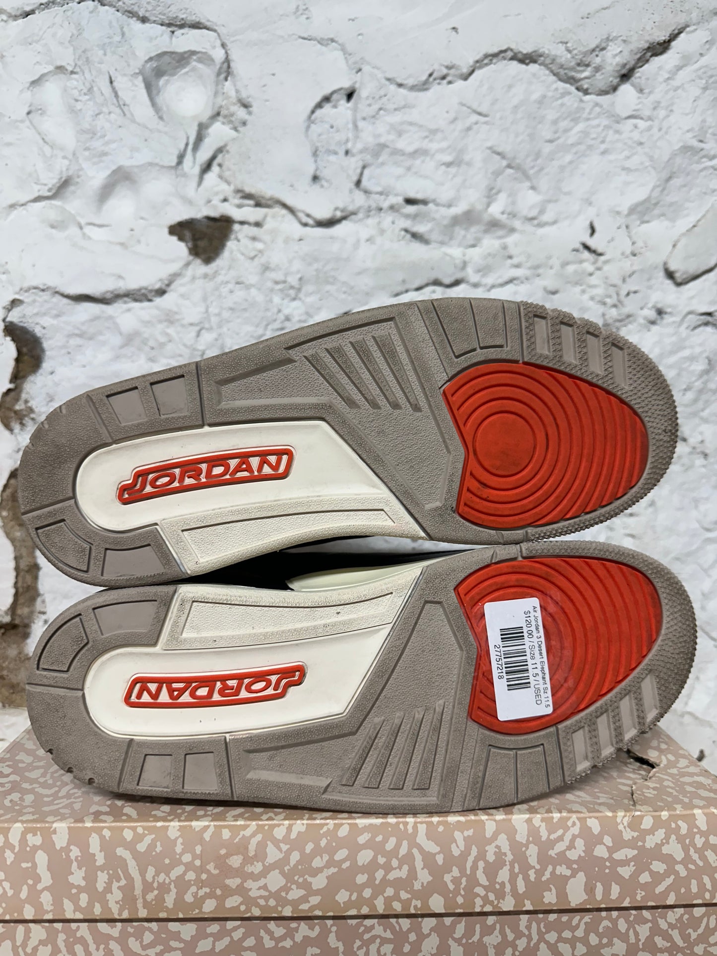 Air Jordan 3 Desert Elephant Sz 11.5