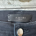 Amiri MX1 Red Tie Dye Thrasher Black Denim Jeans Sz 34