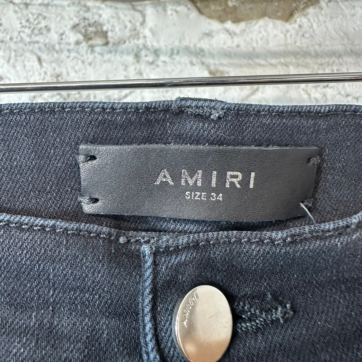 Amiri MX1 Red Tie Dye Thrasher Black Denim Jeans Sz 34