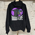 Supreme Dogs 4 Life Black Hoodie Sz L