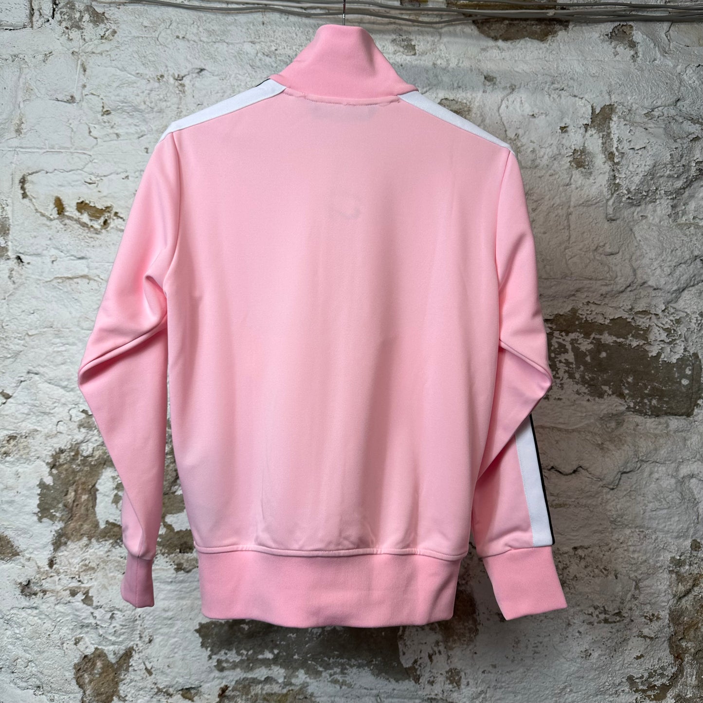 Palm Angels Pink White Track Jacket Sz S