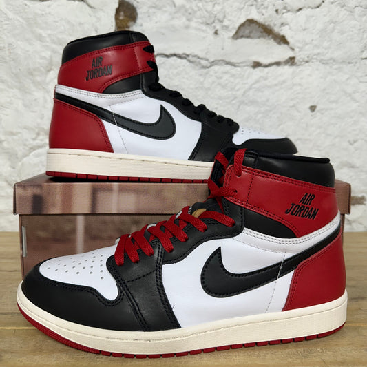Air Jordan 1 High Black Toe Reimagined Sz 10.5